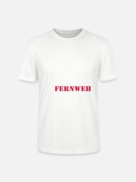 Weltkarte Fernweh - Stanley/Stella Unisex Bio-T-Shirt CRAFTER - Weiß