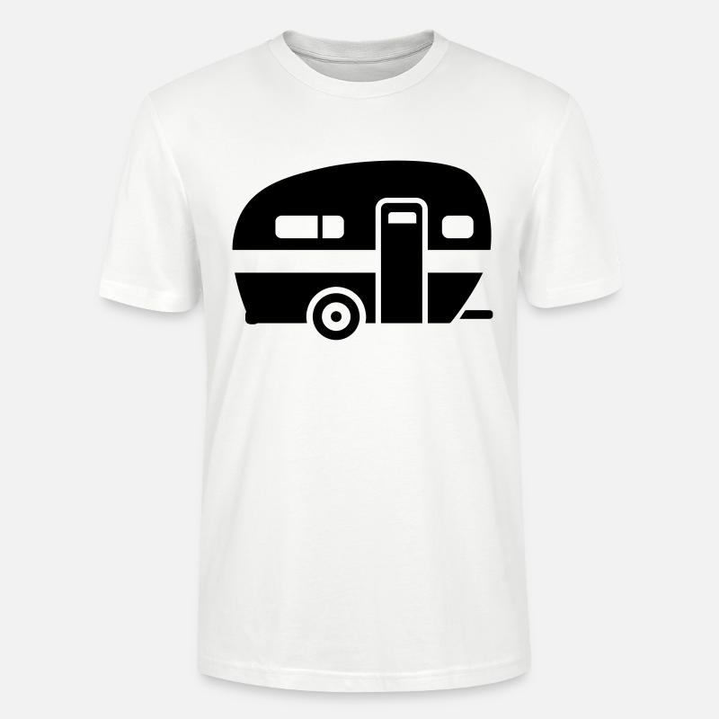 Wohnwagen - Stanley/Stella Unisex Bio-T-Shirt CRAFTER - Weiß