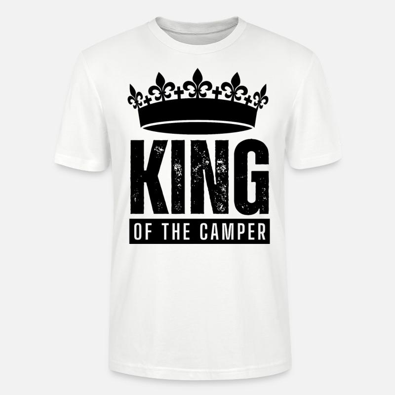Roi du couple Camper Partnershirt - T-shirt bio CRAFTER Stanley Stella Unisexe - blanc