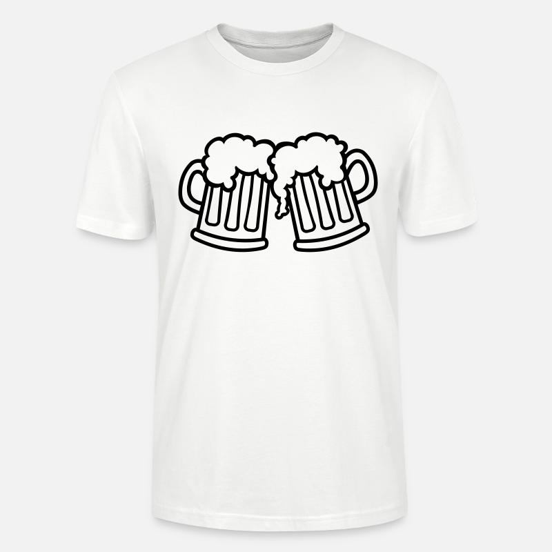 Bier - Stanley/Stella Unisex Bio-T-Shirt CRAFTER - Weiß