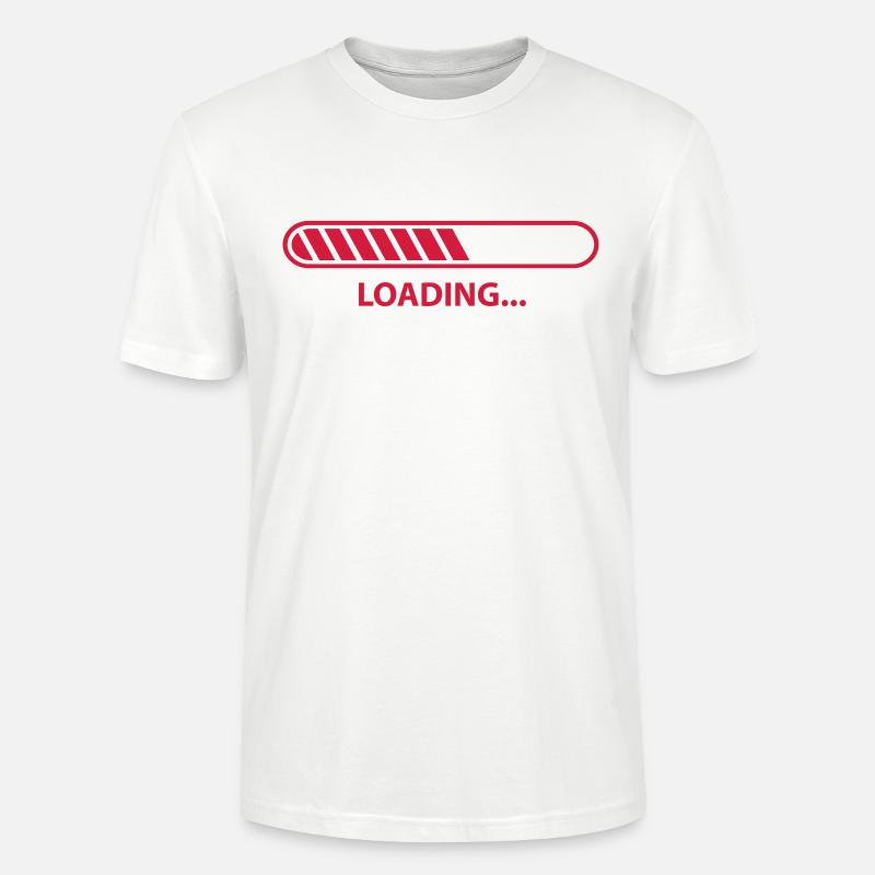 Loading Progress - Stanley/Stella Unisex Bio-T-Shirt CRAFTER - Weiß