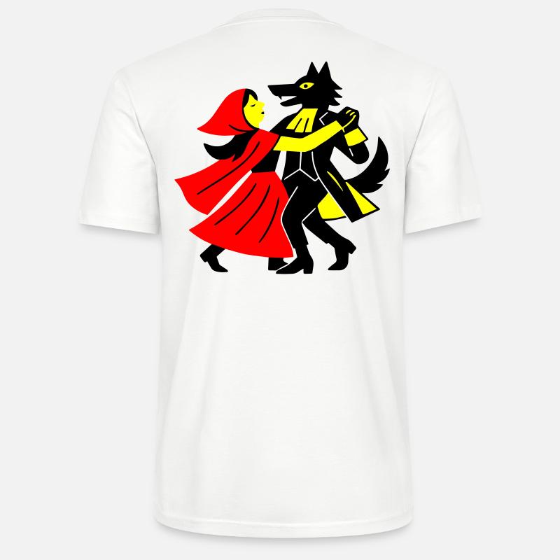 Valse avec Le Loup - T-shirt bio CRAFTER Stanley Stella Unisexe - blanc