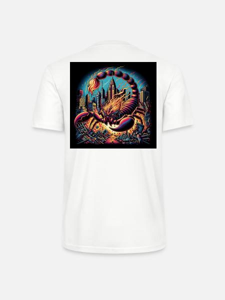 Skorpion Inferno - Stanley/Stella Unisex Bio-T-Shirt CRAFTER - Weiß