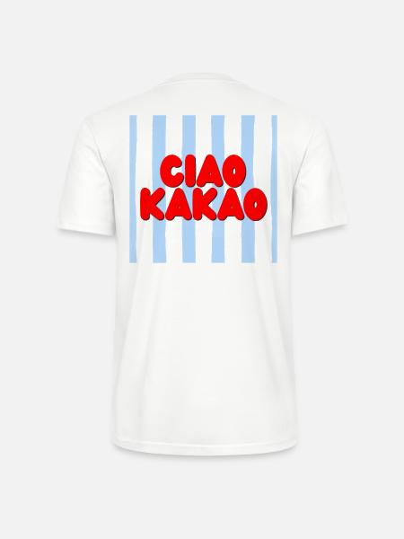 Ciao kakao - Stanley/Stella Unisex Bio-T-Shirt CRAFTER - Weiß