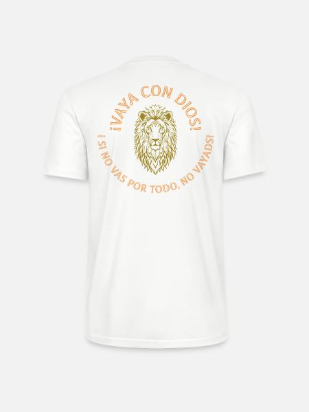 Vaya Con Dios! Löwe - Ganz oder gar nicht - Stanley/Stella Unisex Bio-T-Shirt CRAFTER - Weiß