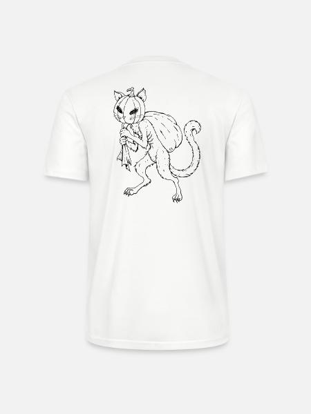 Kabo Neko – Schwarz - Stanley/Stella Unisex Bio-T-Shirt CRAFTER - Weiß