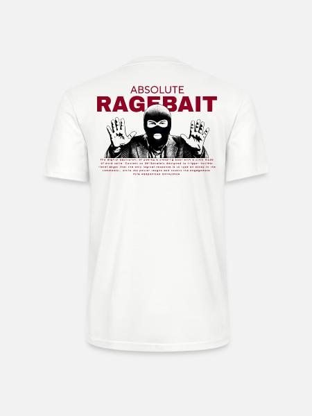 Absolute Ragebait - Meme Design - Stanley/Stella Unisex Bio-T-Shirt CRAFTER - Weiß