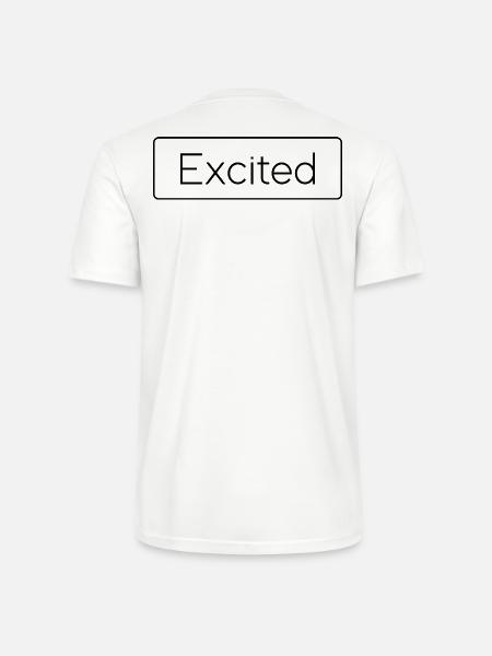 Excited Minimalist - Stanley/Stella CRAFTER Unisex Organic T-Shirt - white