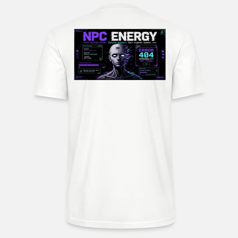 NPC ENERGY ERROR 404 - Stanley/Stella Unisex Bio-T-Shirt CRAFTER - Weiß