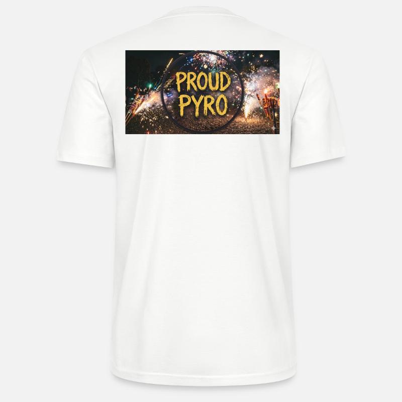 Stolzer Pyro! - Stanley/Stella Unisex Bio-T-Shirt CRAFTER - Weiß