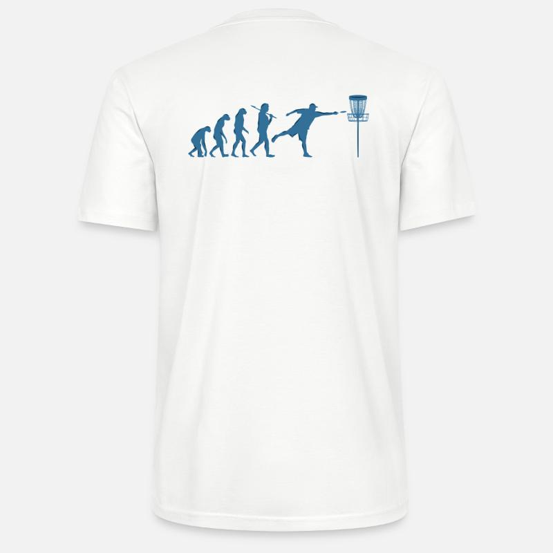 Disc Golf Evolution - T-shirt bio CRAFTER Stanley Stella Unisexe - blanc