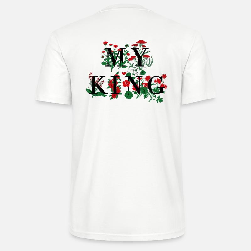 My King Partnershirt - Stanley/Stella Unisex Bio-T-Shirt CRAFTER - Weiß