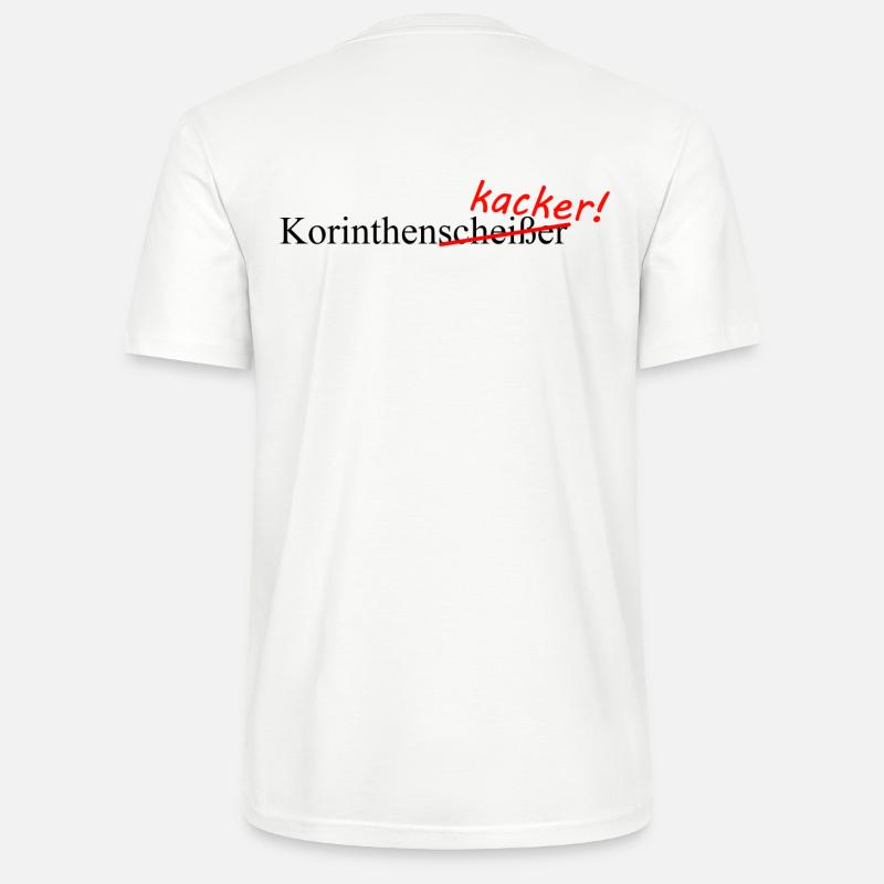Korinthenkacker - Stanley/Stella Unisex Bio-T-Shirt CRAFTER - Weiß
