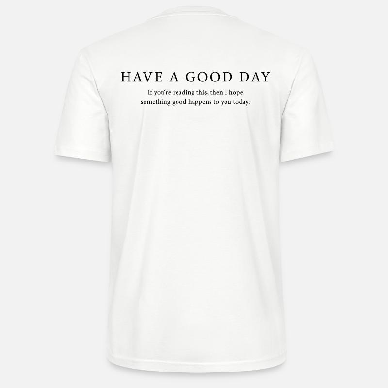 Good Day - Stanley/Stella Unisex Bio-T-Shirt CRAFTER - Weiß