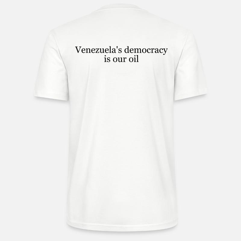 Venezuelaisches Öl - Stanley/Stella Unisex Bio-T-Shirt CRAFTER - Weiß