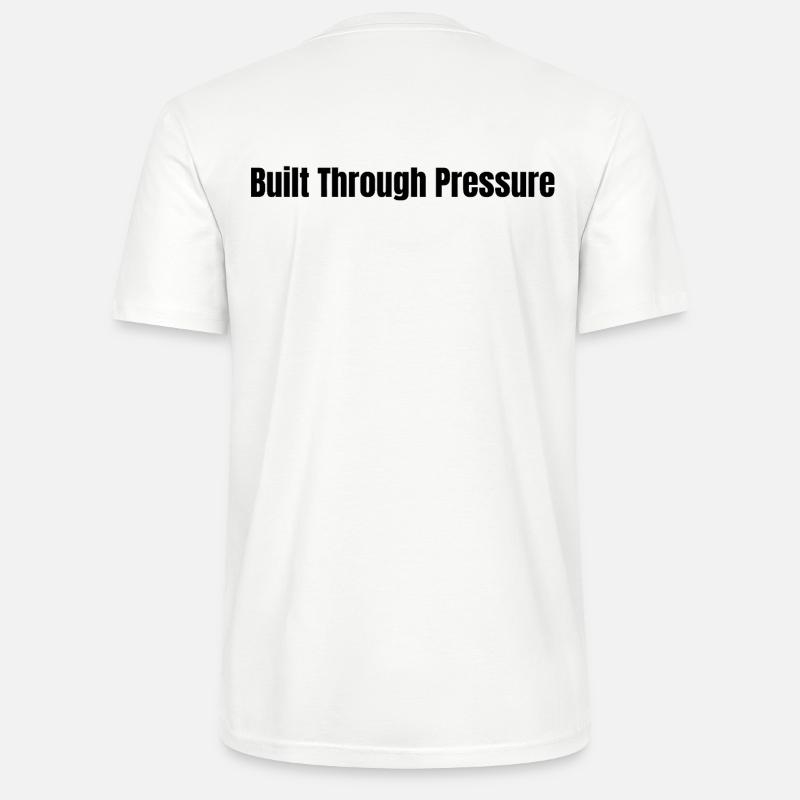 Construit par pression l LateNightGrind - T-shirt bio CRAFTER Stanley Stella Unisexe - blanc