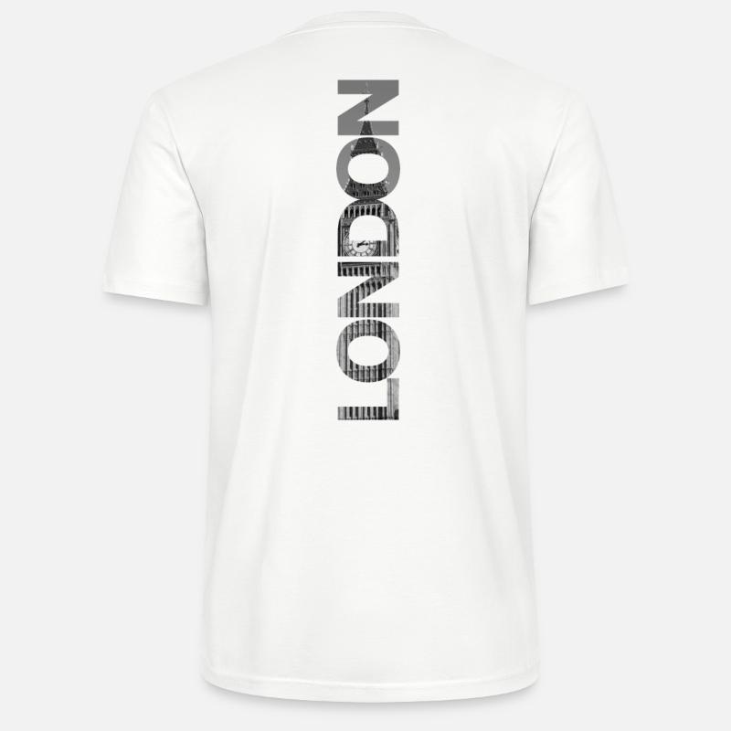 London Big Ben - Geschenk - Stanley/Stella Unisex Bio-T-Shirt CRAFTER - Weiß