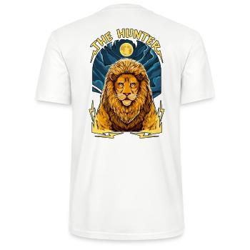Der Jäger - Stanley/Stella Unisex Bio-T-Shirt CRAFTER - Weiß - Hinten - Michal (187cm)