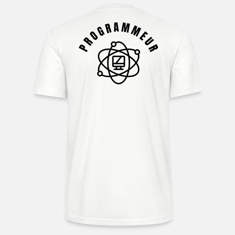 Collection Programmeur - Profession - T-shirt bio CRAFTER Stanley Stella Unisexe - blanc