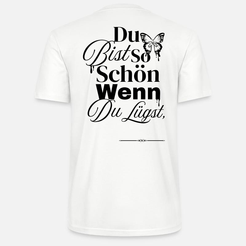 So Schön Wenn Du Lügst - Stanley/Stella Unisex Bio-T-Shirt CRAFTER - Weiß