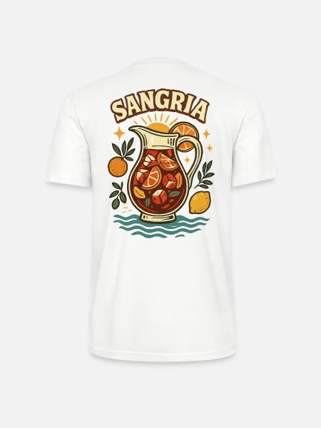 Sangria - Stanley/Stella Unisex Bio-T-Shirt CRAFTER - Weiß