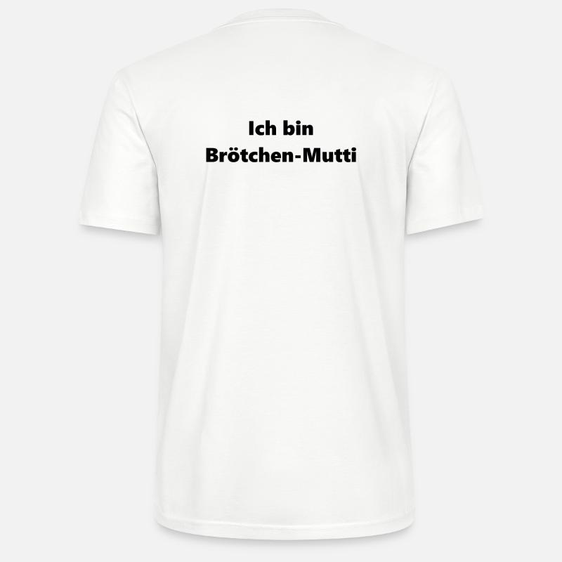 Broetchen-Mutti brise sa mère - T-shirt bio CRAFTER Stanley Stella Unisexe - blanc