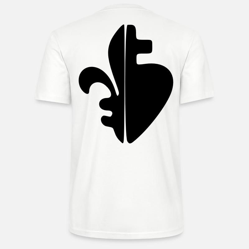 Sacre-Coeur & Fleur de Lys - Stanley/Stella Unisex Bio-T-Shirt CRAFTER - Weiß