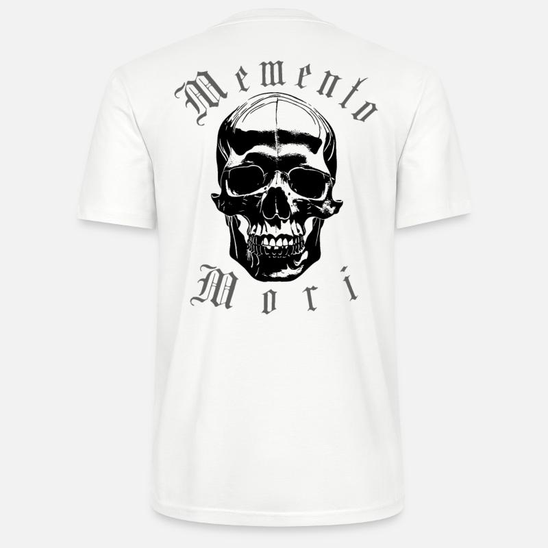 Memento Mori Skull - Stanley/Stella Unisex Bio-T-Shirt CRAFTER - Weiß