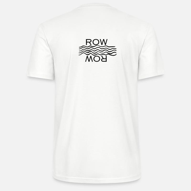 Row-Wave Design - Stanley/Stella Unisex Bio-T-Shirt CRAFTER - Weiß
