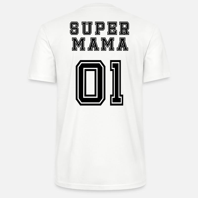 Supermama - Stanley/Stella Unisex Bio-T-Shirt CRAFTER - Weiß