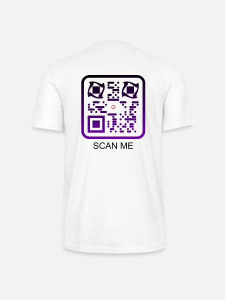 Scan Me for Date. - Stanley/Stella Unisex Bio-T-Shirt CRAFTER - Weiß