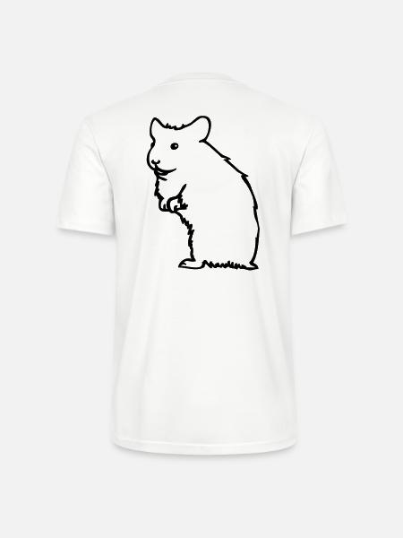 hamsters - Stanley/Stella CRAFTER Unisex Organic T-Shirt - white