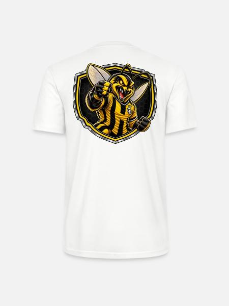 Hummel-Krieger Schildmaskottchen - Stanley/Stella Unisex Bio-T-Shirt CRAFTER - Weiß
