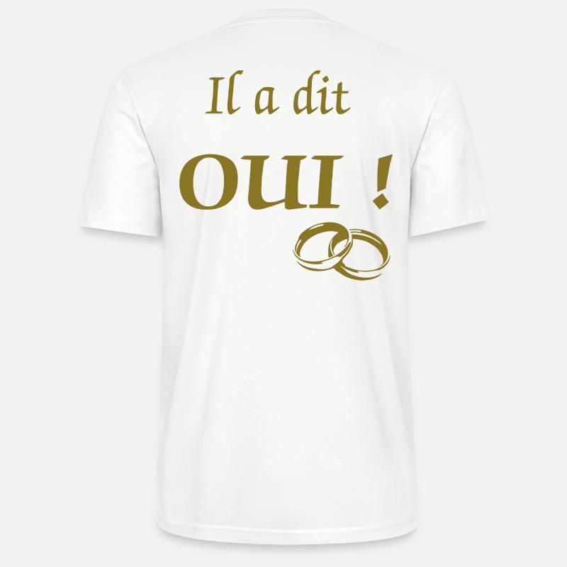 il_a_dit_oui - Stanley/Stella Unisex Bio-T-Shirt CRAFTER - Weiß