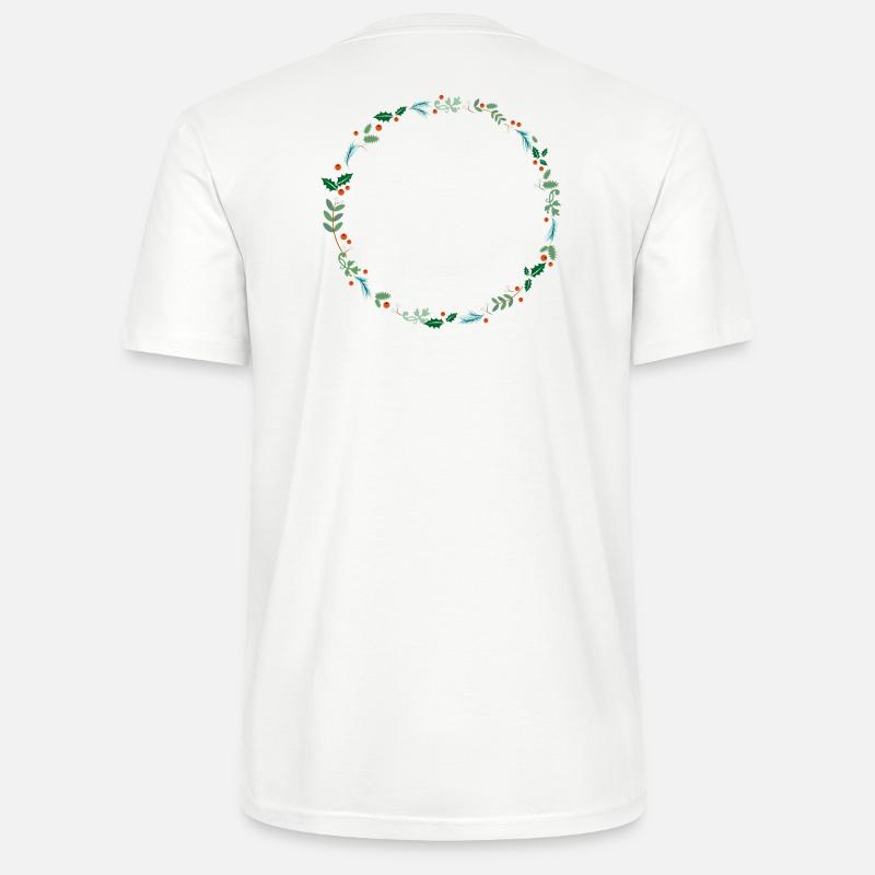 springendes Rentier - Stanley/Stella Unisex Bio-T-Shirt CRAFTER - Weiß