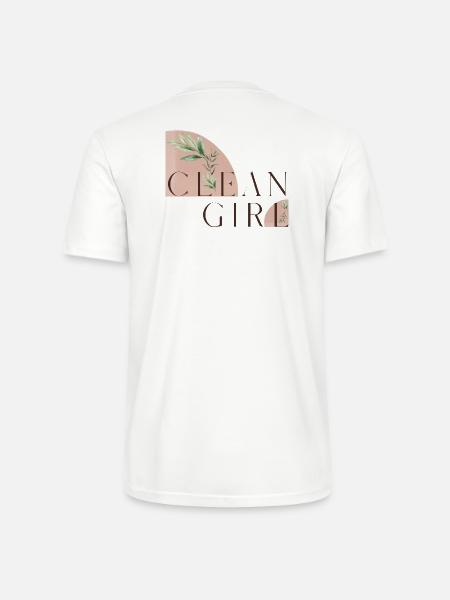 clean girl - Stanley/Stella Unisex Bio-T-Shirt CRAFTER - Weiß