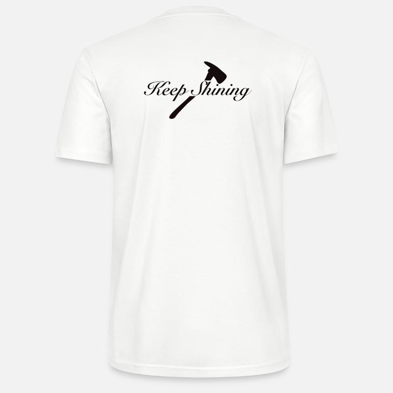 Keep Shining  - Stanley/Stella Unisex Bio-T-Shirt CRAFTER - Weiß