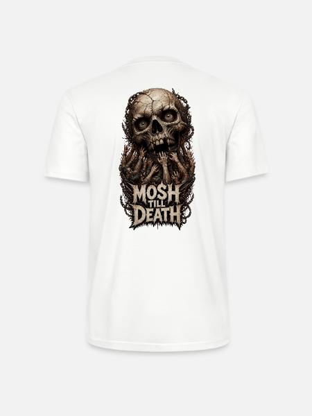 Mosh Till Death - Stanley/Stella Unisex Bio-T-Shirt CRAFTER - Weiß