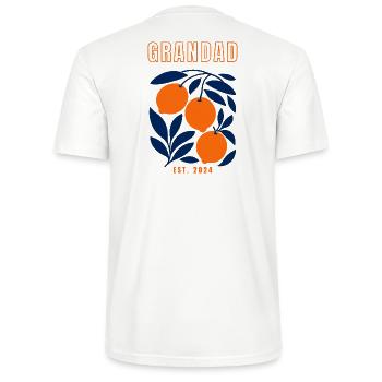 Grandad 2024 - Stanley/Stella CRAFTER Unisex Organic T-Shirt - white - Back - Michal (187cm)