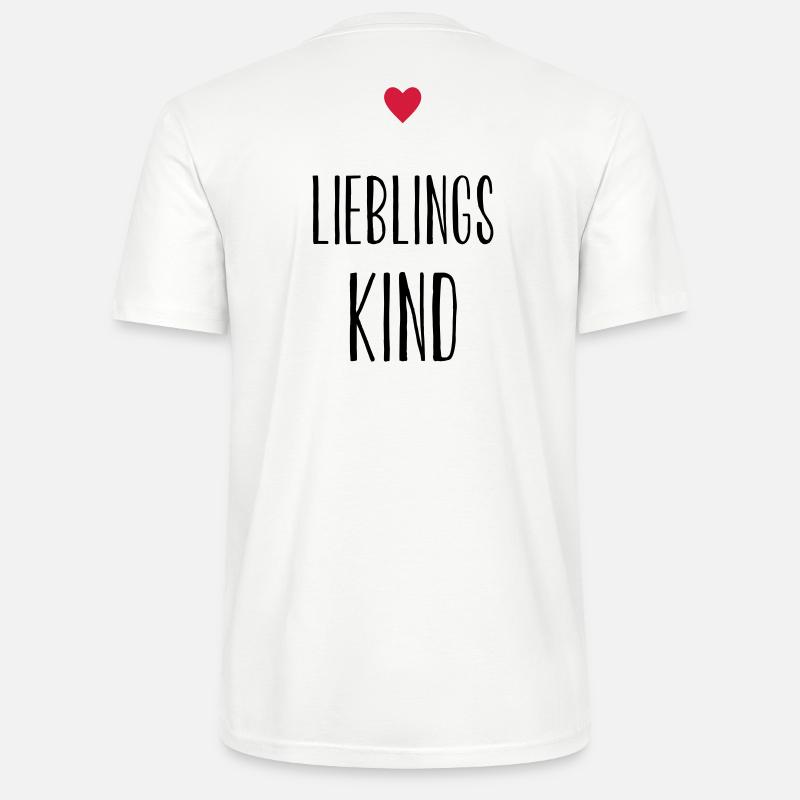 Kind Lieblingskind Herz Geschenk Geschenkidee - Stanley/Stella Unisex Bio-T-Shirt CRAFTER - Weiß