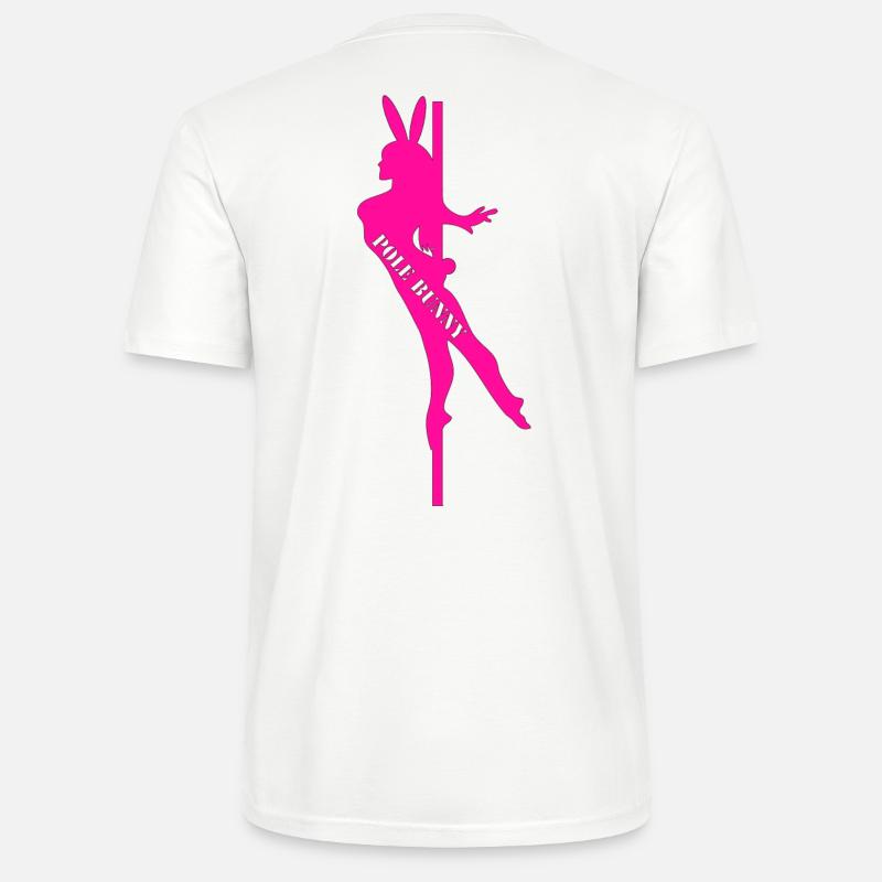 Pole Bunny Silhouette - Stanley/Stella Unisex Bio-T-Shirt CRAFTER - Weiß