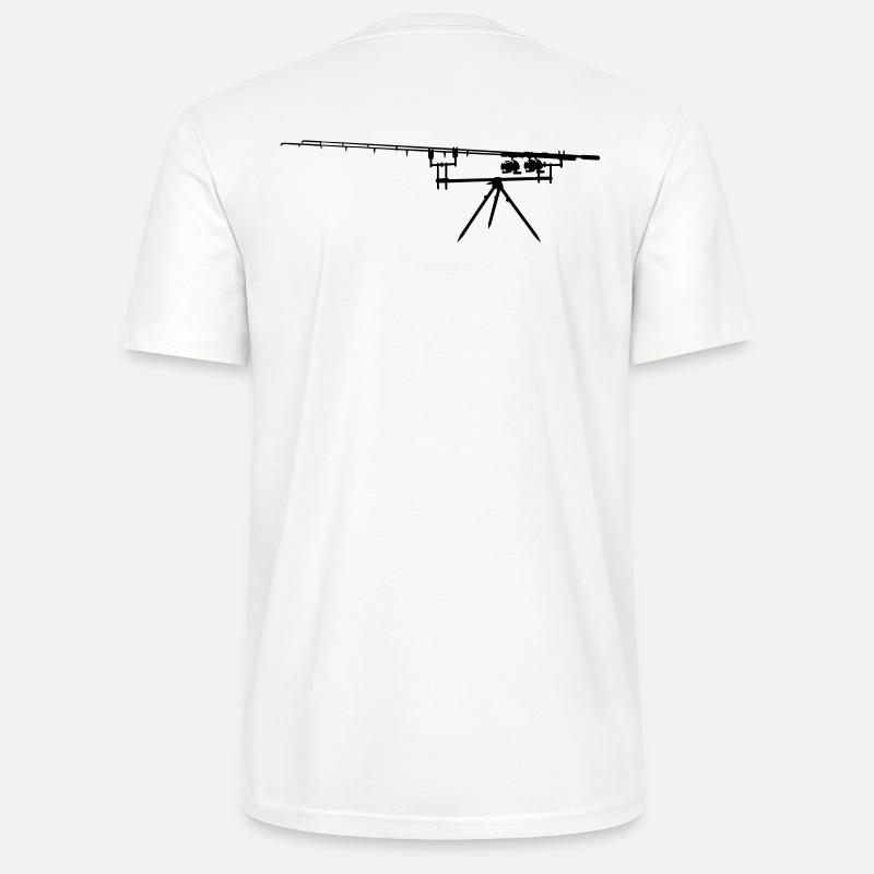 carp rods - Stanley/Stella Unisex Bio-T-Shirt CRAFTER - Weiß