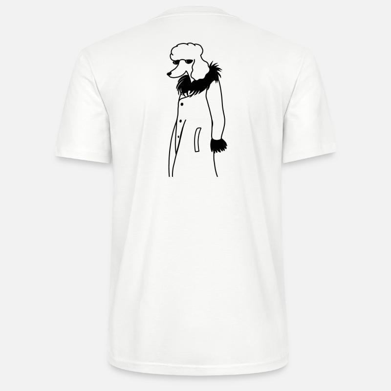 Cooler Pudel - Stanley/Stella Unisex Bio-T-Shirt CRAFTER - Weiß