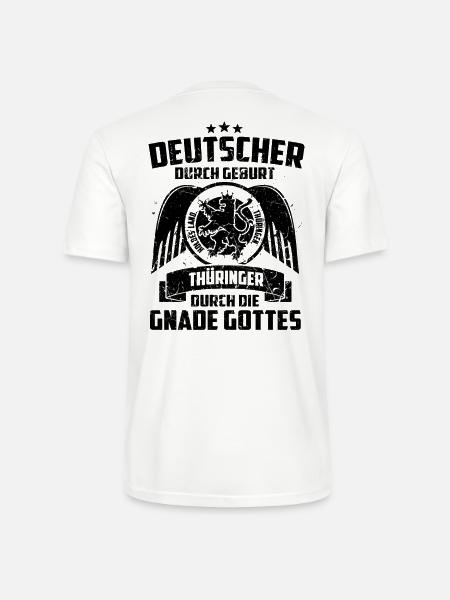 THÜRINGER DURCH DIE GNADE GOTTES - T-SHIRT - Stanley/Stella Unisex Bio-T-Shirt CRAFTER - Weiß