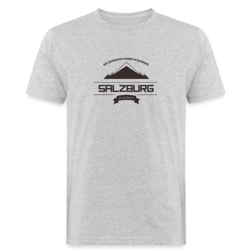 Salzburg-Wandern Logo - Männer Bio-T-Shirt