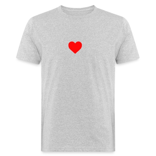 sydän - Miesten luonnonmukainen t-paita