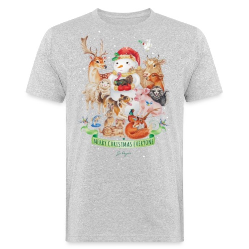 vegan-christmas-green - Men's Organic T-Shirt