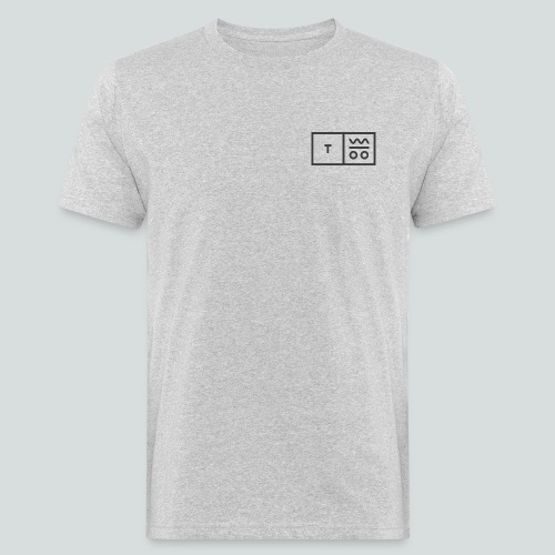 Logo dunkel 2x - Männer Bio-T-Shirt