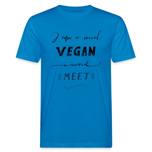 Social Vegan - Männer Bio-T-Shirt