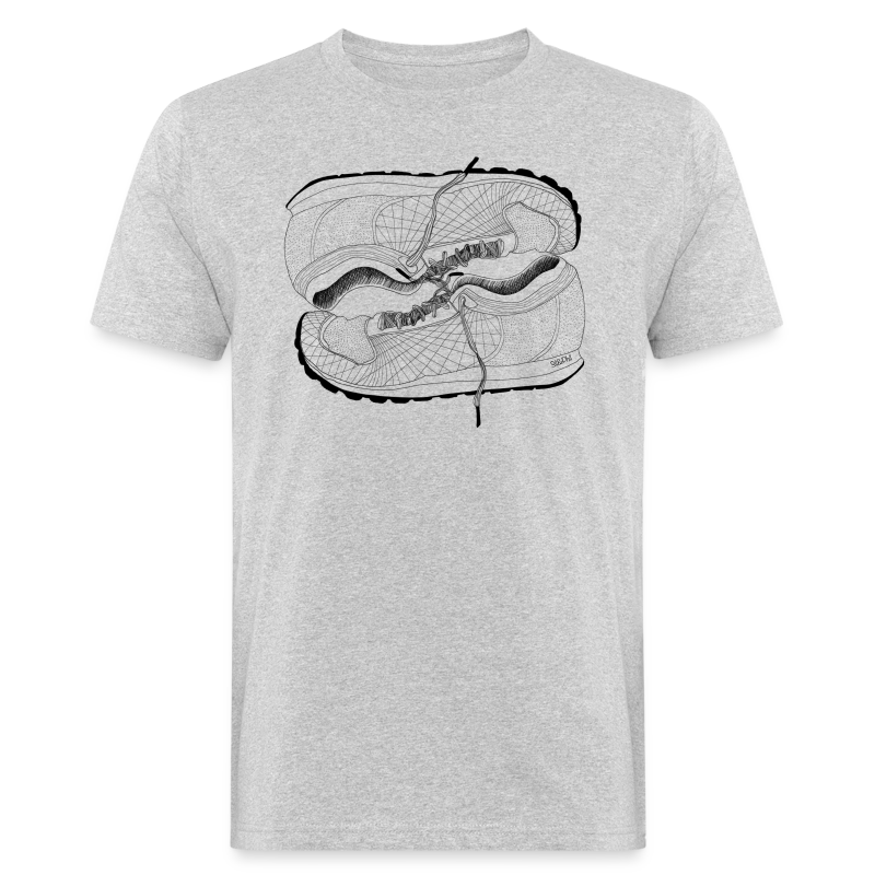 runningshoes - Mannen Bio-T-shirt